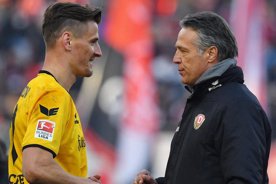 Fur Uwe Neuhaus (r.) geht es an die Ostsee, Stefan Kutschke hat Flugverbot und muss Zuhause bleiben.
