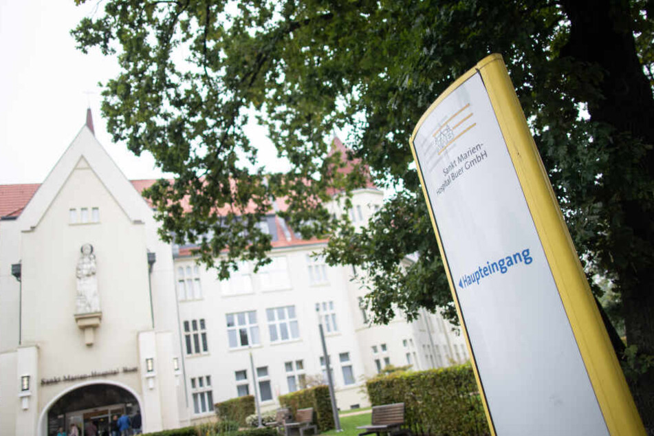 Das betroffene Krankenhaus in Gelsenkirchen.
