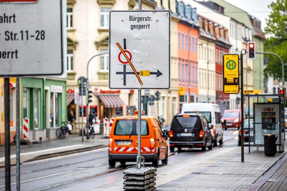 Im Mai wird die Bürgerstraße gesperrt: Linie 13 betroffen