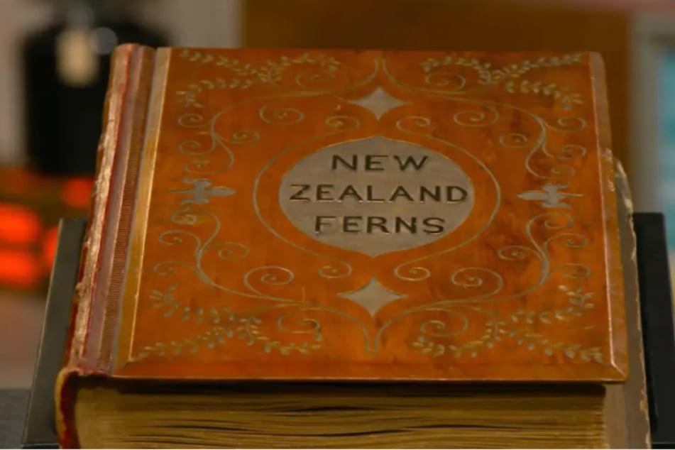 Das Farnbuch stammt aus Neuseeland und wurde in einer Zeit um 1880 angefertigt. Schätzpreis: 900 bis 1100 Euro.
