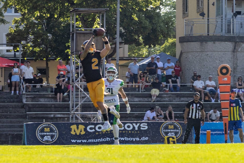 Mit 16 Touchdowns und 54 Catches für 910 Yards ist Gabriel Boccella der führende Receiver der Liga.