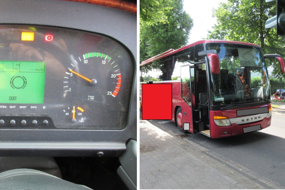 Er sollte eine ganze Schulklasse befördern: Polizei zieht Reisebus kurz vor Abfahrt aus dem Verkehr