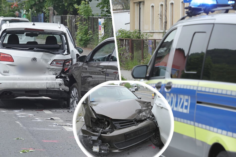 Zwei Schwerverletzte nach Unfall in Freital: VW-Fahrerin erwischt Fußgänger!