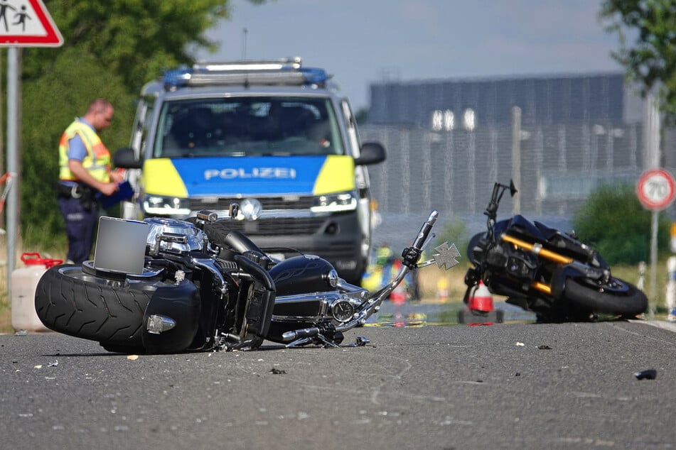 Die Biker mussten ins Krankenhaus gebracht werden.