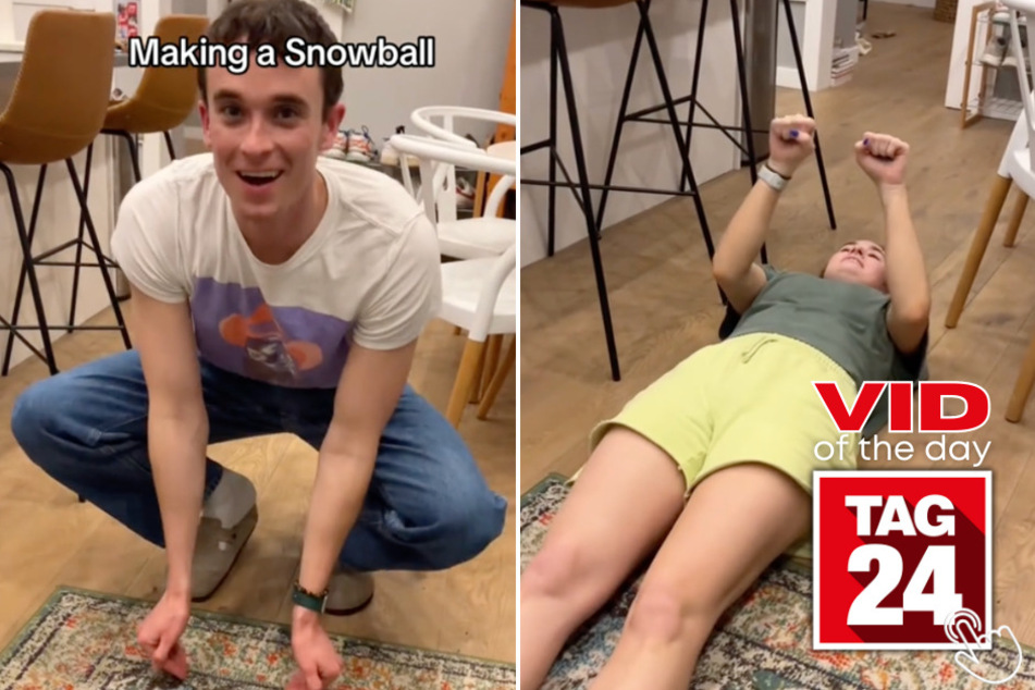 Today's Viral Video of the Day features two roommates who dared to take on a brand new game they learned on TikTok!