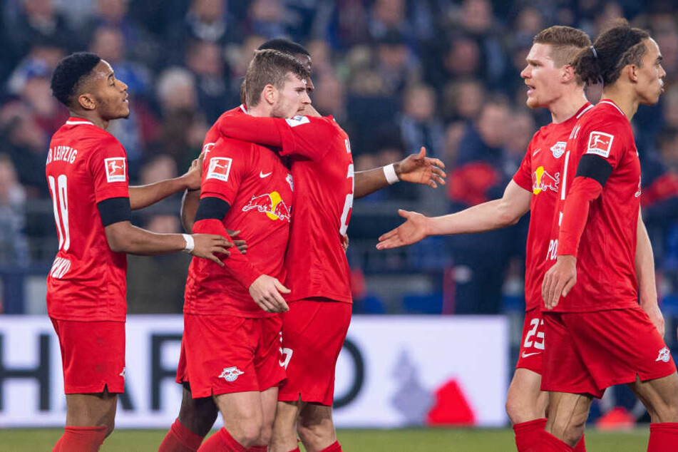 2:0: Timo Werner (2.v.l.)
