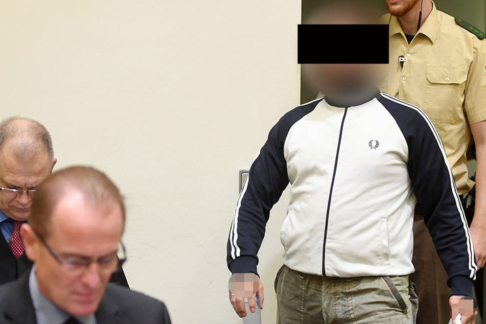 André E. am Mittwoch vor dem Gericht in München.