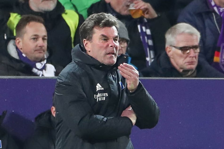 HSV-Trainer Dieter Hecking war nach der Pleite angefressen.