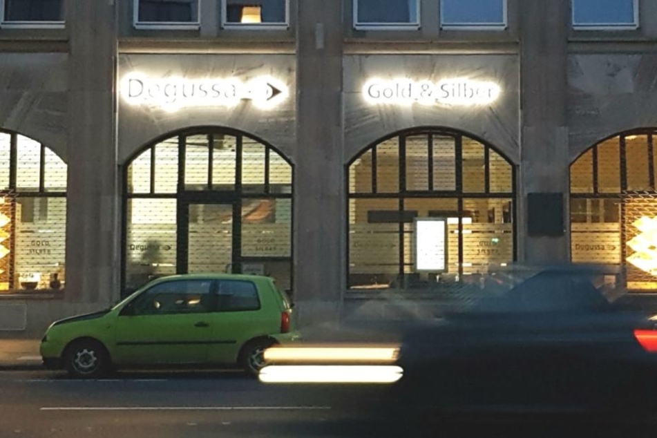Die Degussa Goldhandel-Filiale an der Gereonstraße in der Kölner Innenstadt.