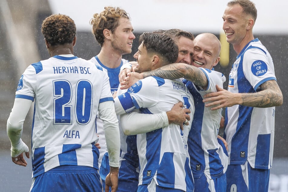 Die Hertha-Stars wollen ihre Siegesserie ausbauen.