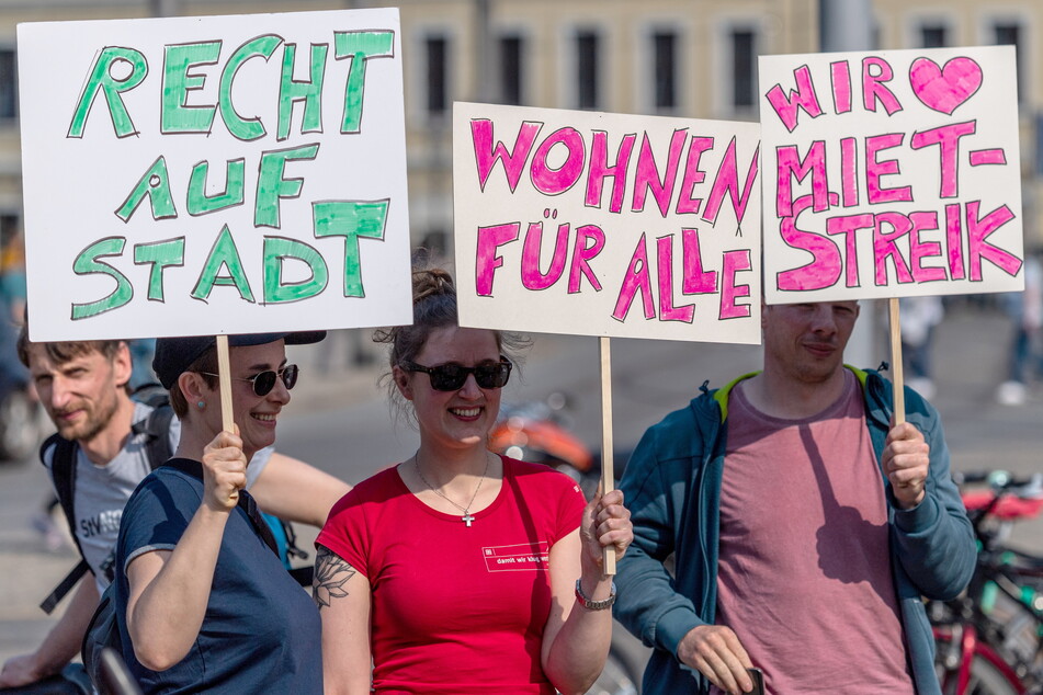 In Sachsens Großstädten steigen die Wohnungsmieten weiter an. Dagegen regt sich immer mehr Widerstand von Mietern.