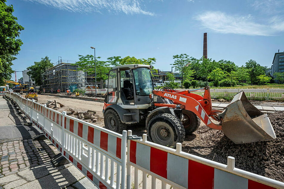 Die Schloßstraße wird momentan noch saniert. Hier sollen ab August nur noch Fahrräder fahren.