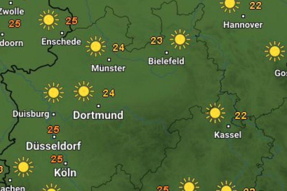 23 Grad kann es am Montag in OWL warm werden.