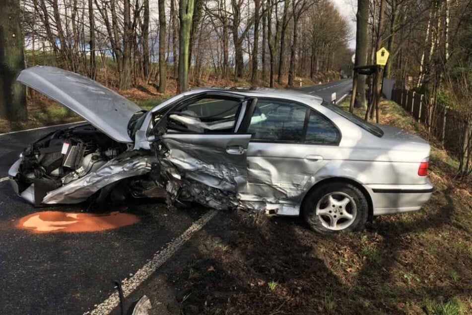 Der Unfall ereignete sich auf der Pirnaer Straße zwischen Copitz und Doberzeit.