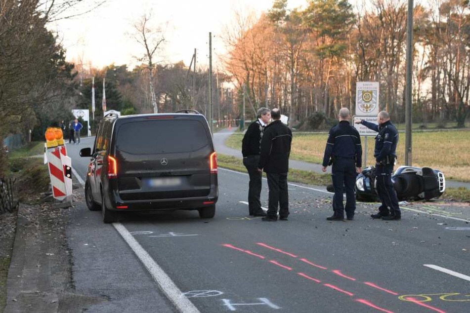 Für dem Motorradfahrer kam jede Hilfe zu spät.