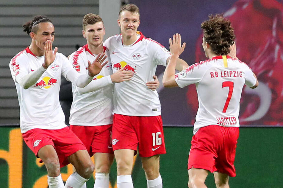 RB Leipzig konnte sich wie schon im Vorjahr über die Auszeichnung als "Mannschaft des Jahres" freuen.