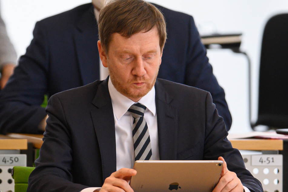 MP Kretschmer geht in der Pandemie oft digitale Wege.