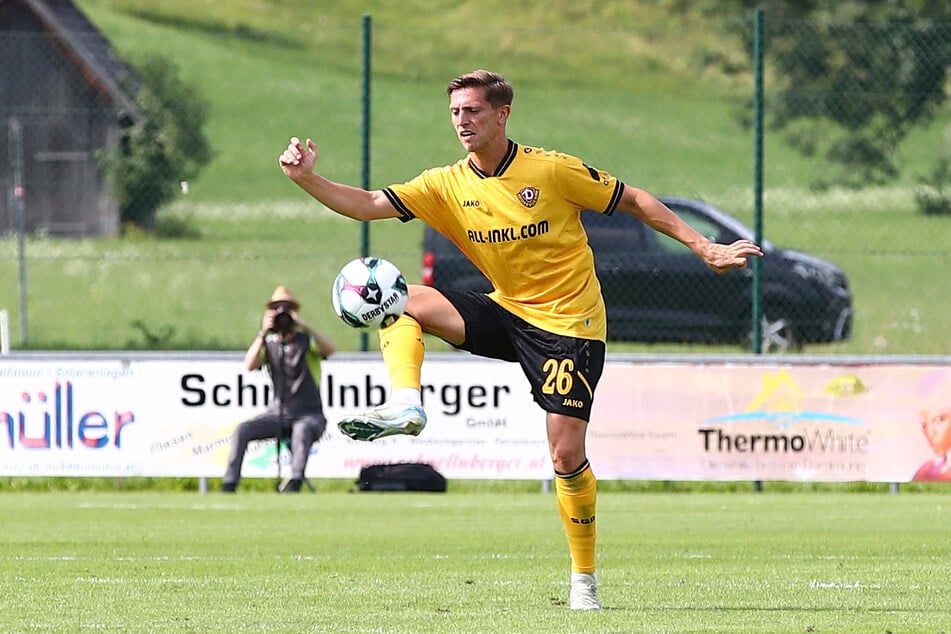 Jan-Hendrik Marx trifft zum 3:3 für Dynamo Dresden. (Archivbild)