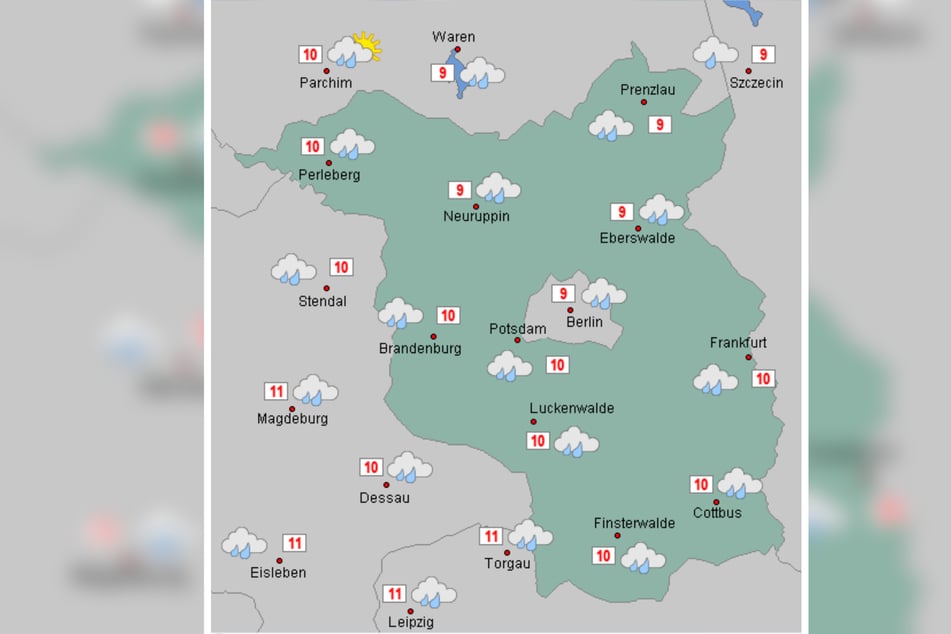 Am Montag steigen die Temperaturen in Berlin und Brandenburg auf neun bis elf Grad.