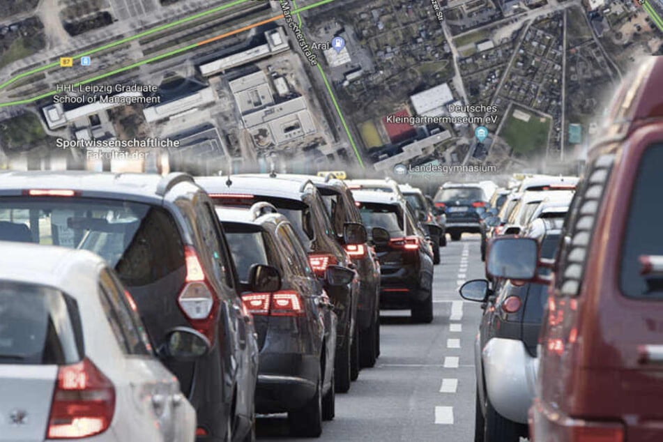 Auf der Marschnerstraße kommt es zu Verzögerungen.