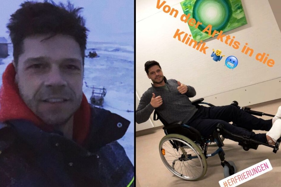 Von der Arktis ging es für Stephen Dürr ins Krankenhaus.