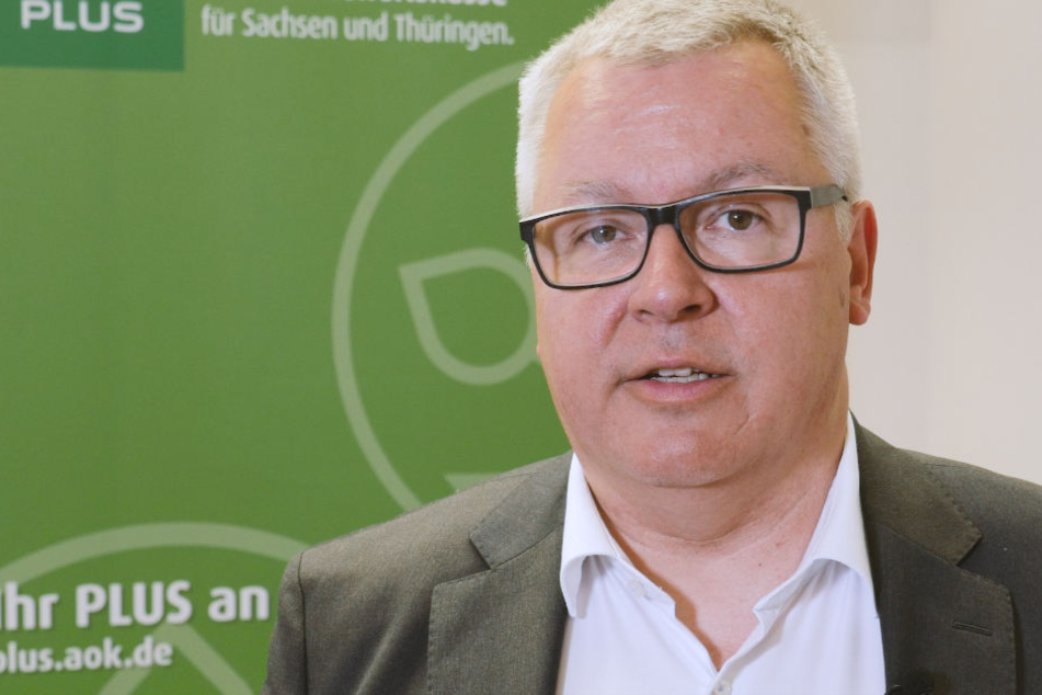 Credo von Dr.Stefan Knupfer bei der großen Pressekonferenz: "Die AOK PLUS investiert mehr als je zuvor für gesunde Arbeits- und Lebensverhältnisse!"