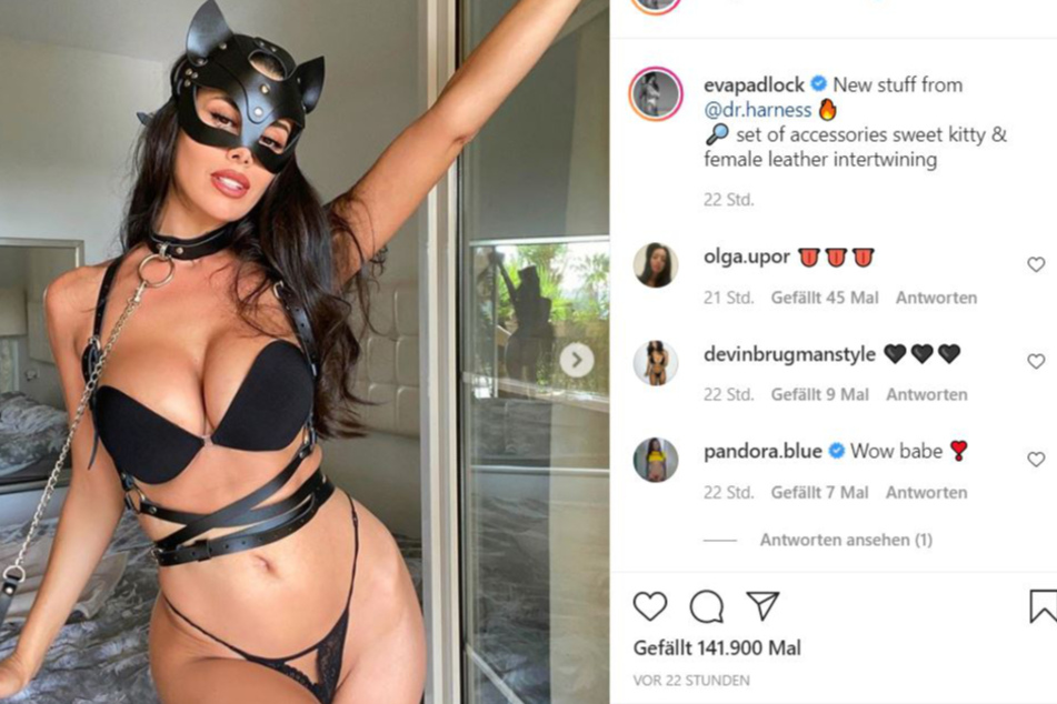 Sie macht als Catwoman eine sehr gute Figur - Eva Padlock (36).