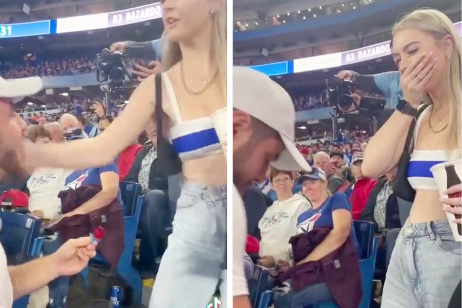 Blue Jays fan's proposal prank fails miserably in hilarious TikTok