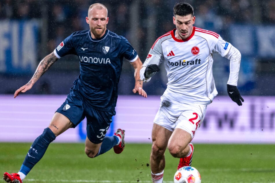 Auch beim 1. FC Nürnberg trug Luka Lochoshvili (28, r.) die Rückennummer "24".