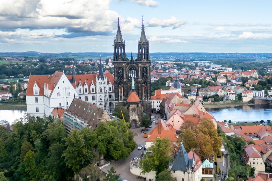 Meißen feiert in fünf Jahren 1100-jähriges Jubiläum. Der Meißner Dom ist eines der Wahrzeichen der historischen Stadt an der Elbe.