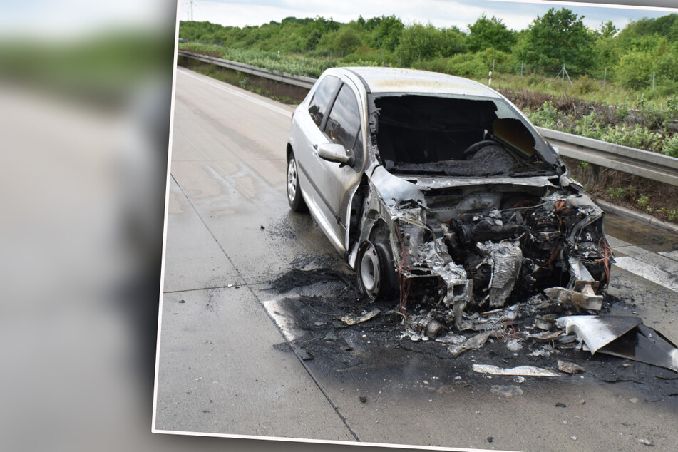Unfall A9: Peugeot kracht in BWM und fängt Feuer: Acht Verletzte bei Unfällen auf A9
