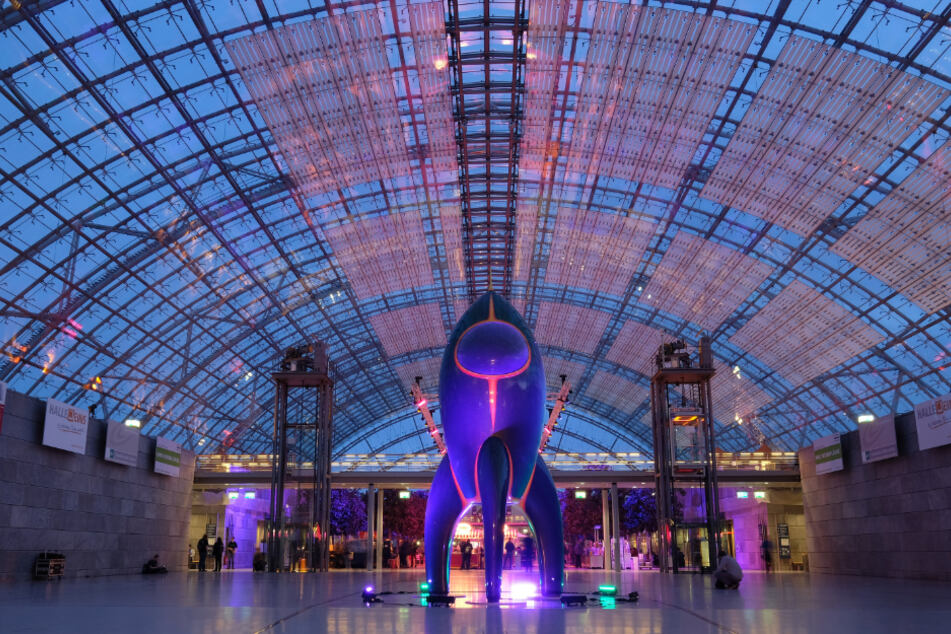 Ein solches Bild aus der Glashalle der Leipziger Messe, wie aus dem Jahr 2017, wird es 2020 nicht geben. (Archivbild)