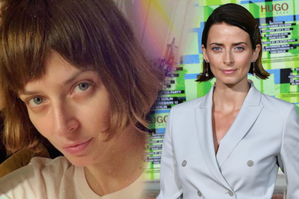 Eva Padberg zeigt sich jetzt mit Pony und kürzerem Bob.