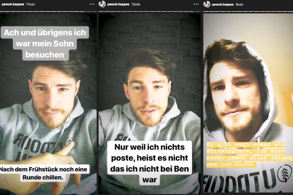 Auf Instagram verteidigt sich Pascal Kappés (28) gegen seine Hater.