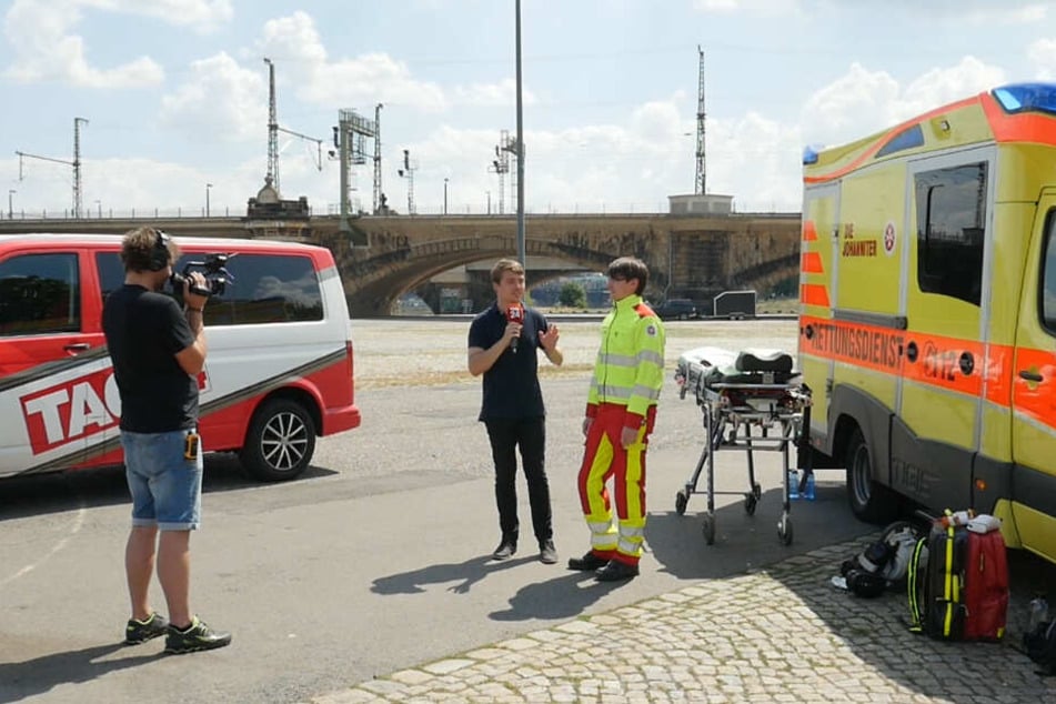 Die hohen Temperaturen sollte man ernst nehmen! Das ist unserem Reporter Tom beim Test klar geworden.