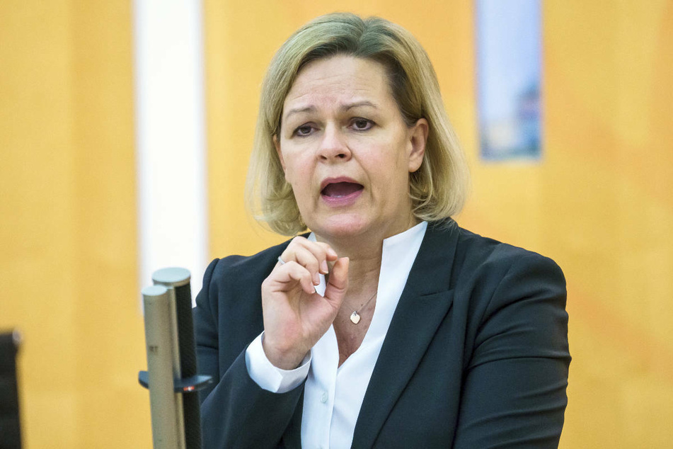 Nancy Faeser (51) die Fraktionsvorsitzende der SPD im hessischen Landtag.