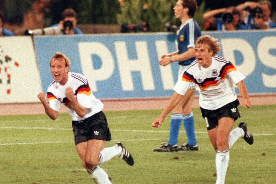 Jürgen Klinsmann (inzwischen 56, r.) war Steigers erstes Idol.
