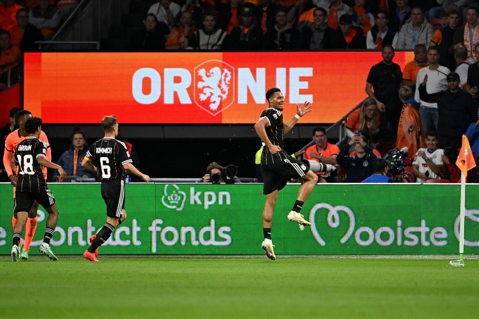Felix Nmecha (r.) erzielt das erste Tor unter Bundestrainer Jürgen Klopp.
