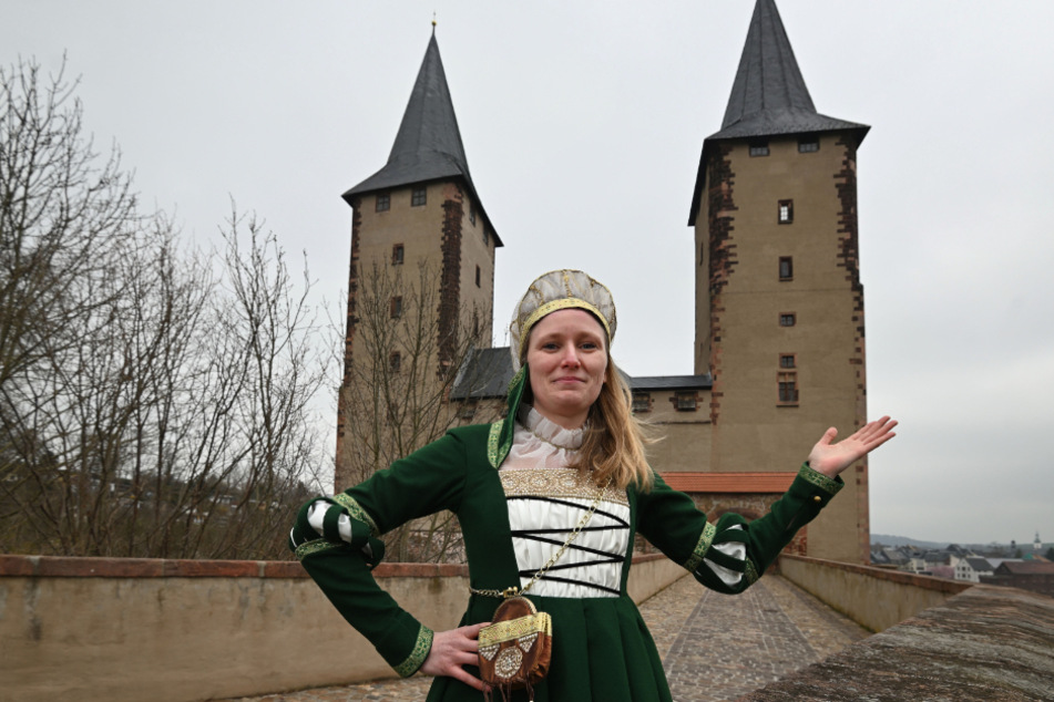 Veranstaltungsmanagerin Nancy Baumert (37) bietet im Schloss Rochlitz wieder zahlreiche neue Führungen.