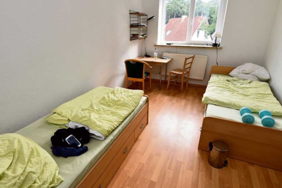 In den Erstaufnahmen Sachsens sind viele Betten frei.