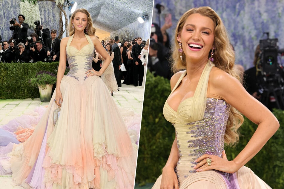Blake Lively wowed at the 2026 Met Gala in an archival gown from Versace.