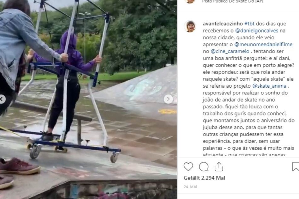 Avante Leaozinho (7) ist im Skatepark unterwegs.
