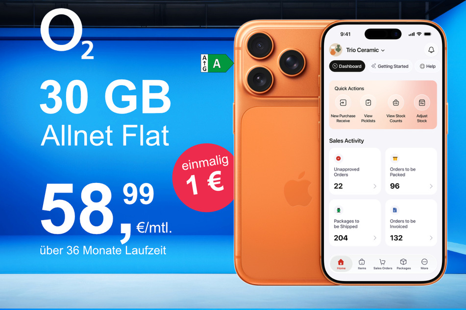Das neue iPhone 17 Pro inkl. 30 GB Datenvolumen für nur 1 Euro exklusiv bei o2.