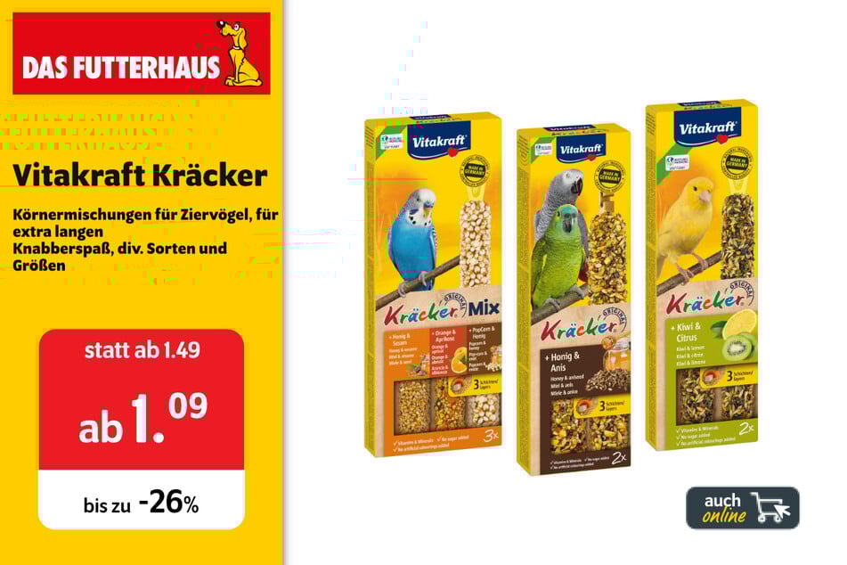 Vitakraft Kräcker für Ziervögel