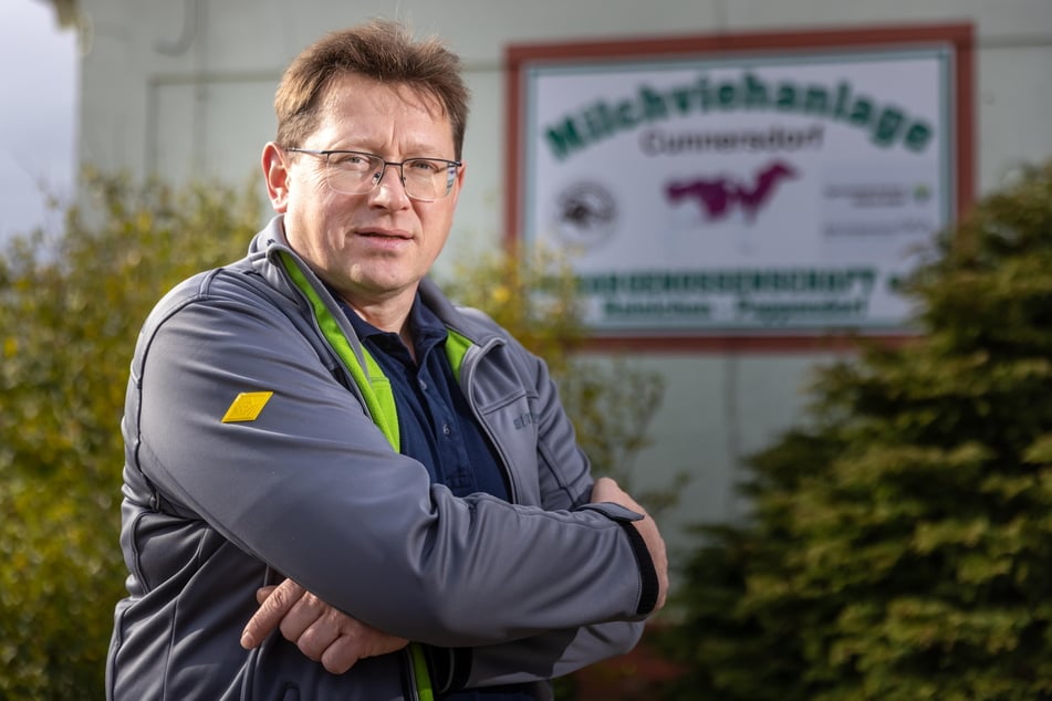 Silvio Hainich (47), Vorsitzender der Agrargenossenschaft Hainichen-Pappendorf.