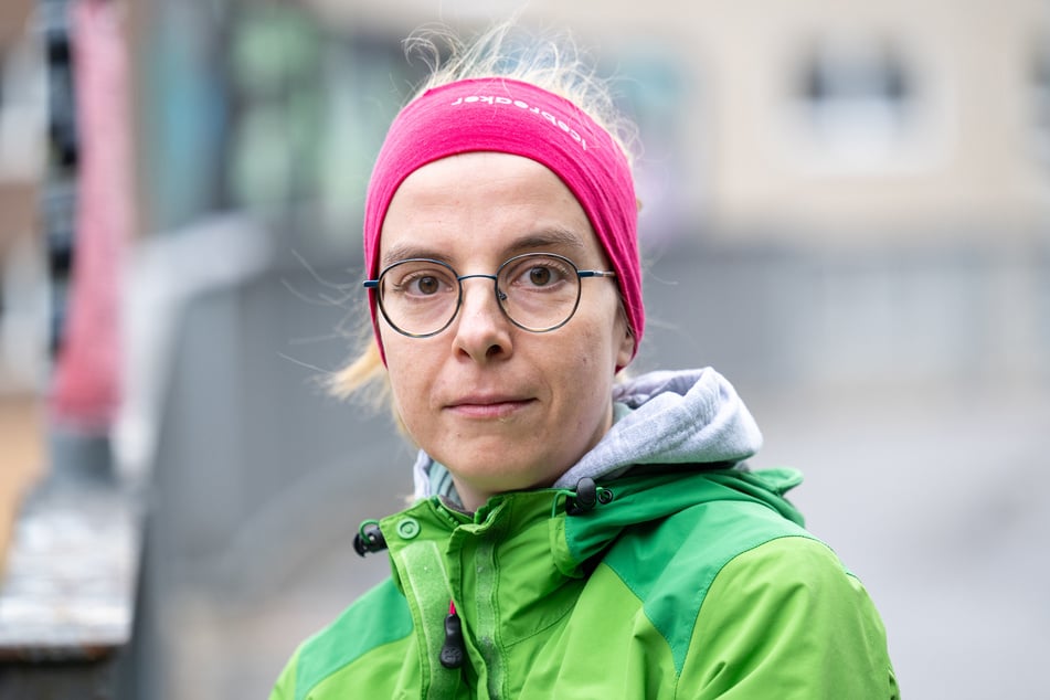 Karola Köpferl (35) ist eines der Gesichter des Protests gegen den Abriss der Hainbrücke.