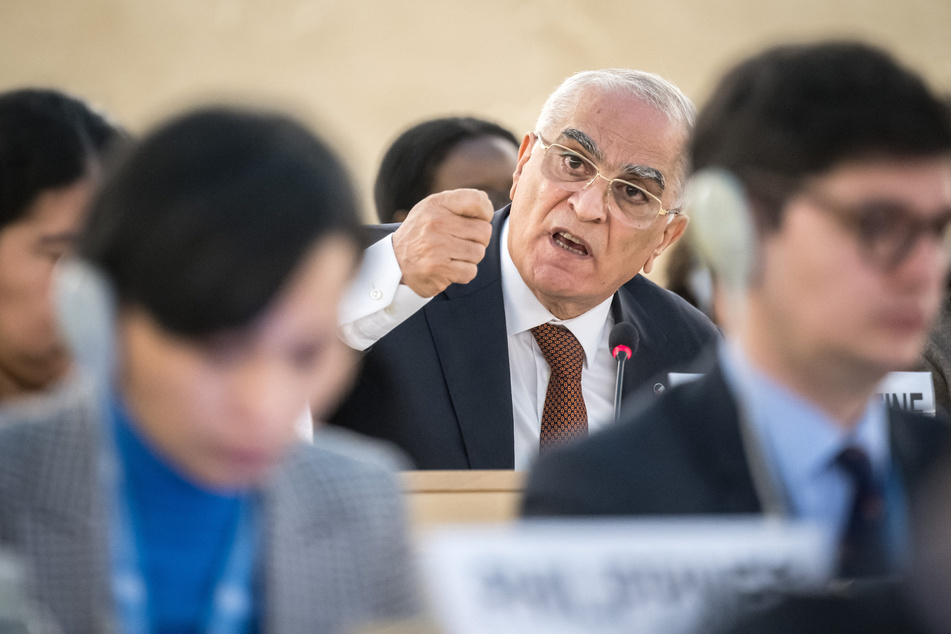 Palestinian ambassador to the UN in Geneva Ibrahim Mohammad Khraishi implored the world to "wake up" to a genocide in Gaza.