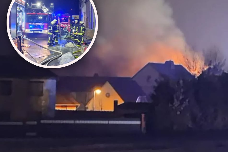 Sechsstelliger Schaden! Hinterhaus-Brand greift auf Dachstuhl über