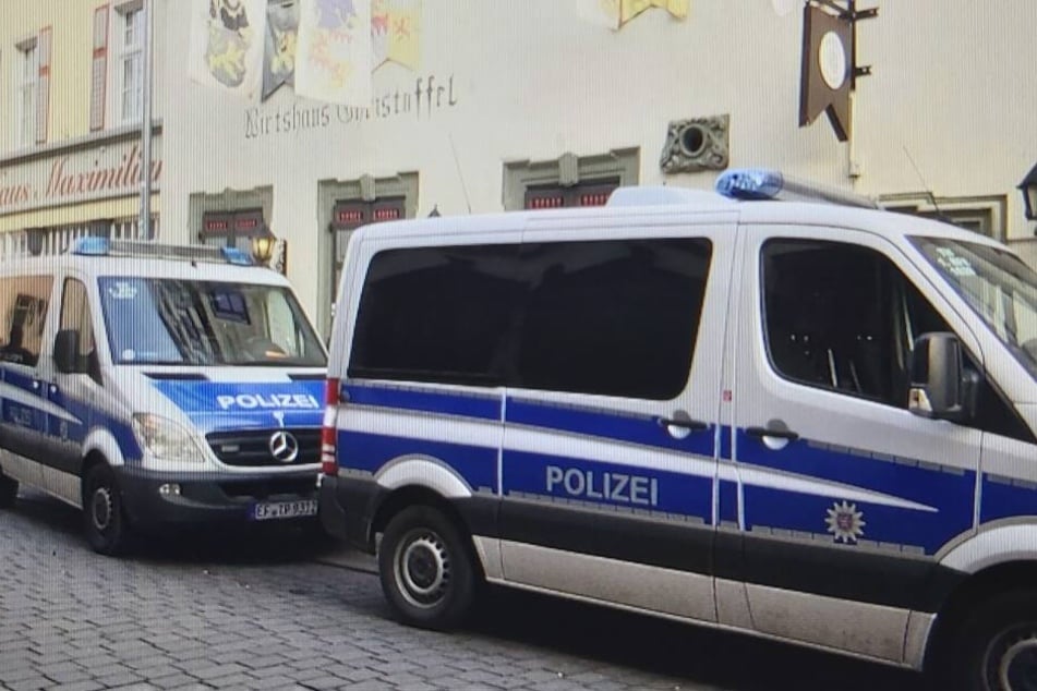 In der Altstadt war die Polizei unterwegs gewesen.