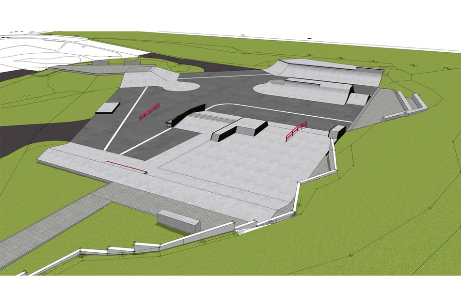 Der alte Skatepark am Olvenstedter Scheid war in die Jahre gekommen und wurde im August zurückgebaut. Das neue Konzept steht.